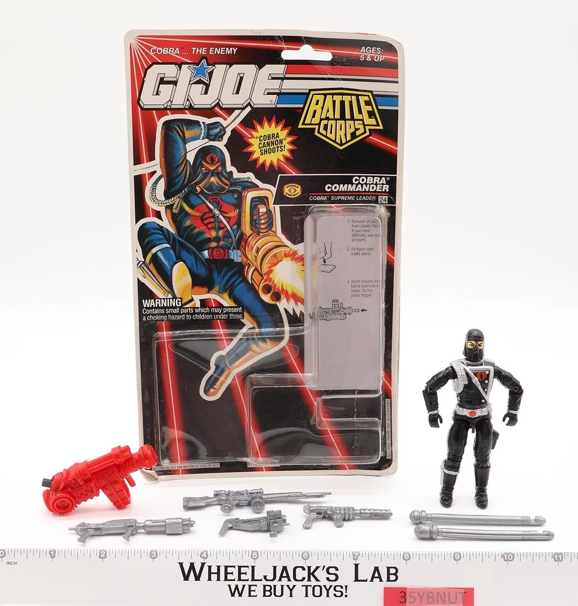 Cobra Commander G.I. Joe Military & Adventure Action Figures 1993