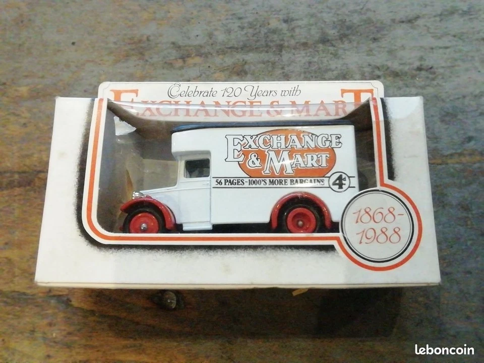 Petite voiture lledo days gone 1934 dennis parcels van exchange & mart 120 years - Photo 1/1