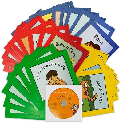 Learning Dynamics 53 Decodable Reading Books & Music CD   Basic Learn How to Rea