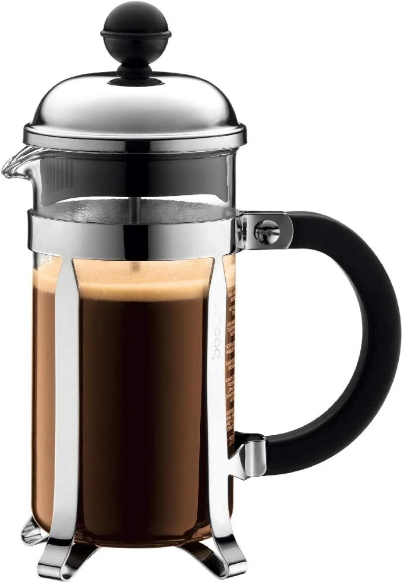 12oz Chambord French Press Coffee Maker Removable Tank Water Filter Home Office