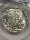 1943 Walking Liberty Half Dollar 50C PCGS MS 66. 1221-43