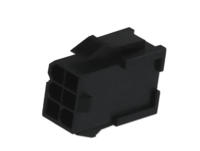 Genuine Molex Mini-Fit Jr 6-Way Plug Housing Panel Mount 46999-0295 100-Pack