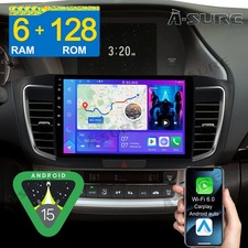 Android 15 6+128GB Car Stereo for Honda Accord 2013-2017 Carplay Radio GPS Nav