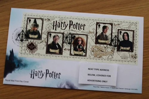 GB 2018 Harry Potter Miniature Sheet FDC Tallents Cancel UK P&P Free