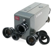 Leicina 8mm vintage Leica 8mm movie camera set with 3 lenses DYGON