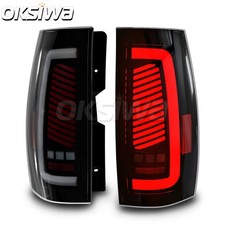 Sequential Led Tail Lights For 07-14 Chevy Suburbantahoe07-13 Gmc Yukon-smoked