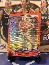 2025 WNBA Panini Prizm #113 Jacy Sheldon WAS Mystics Red Pulsar Prizm #/299