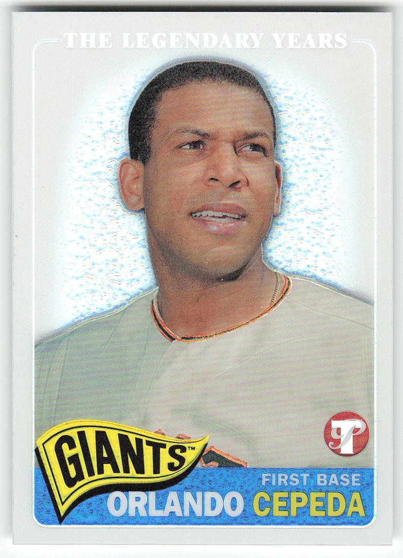 2005 Topps Pristine Legends #55 Orlando Cepeda Refractors #/549