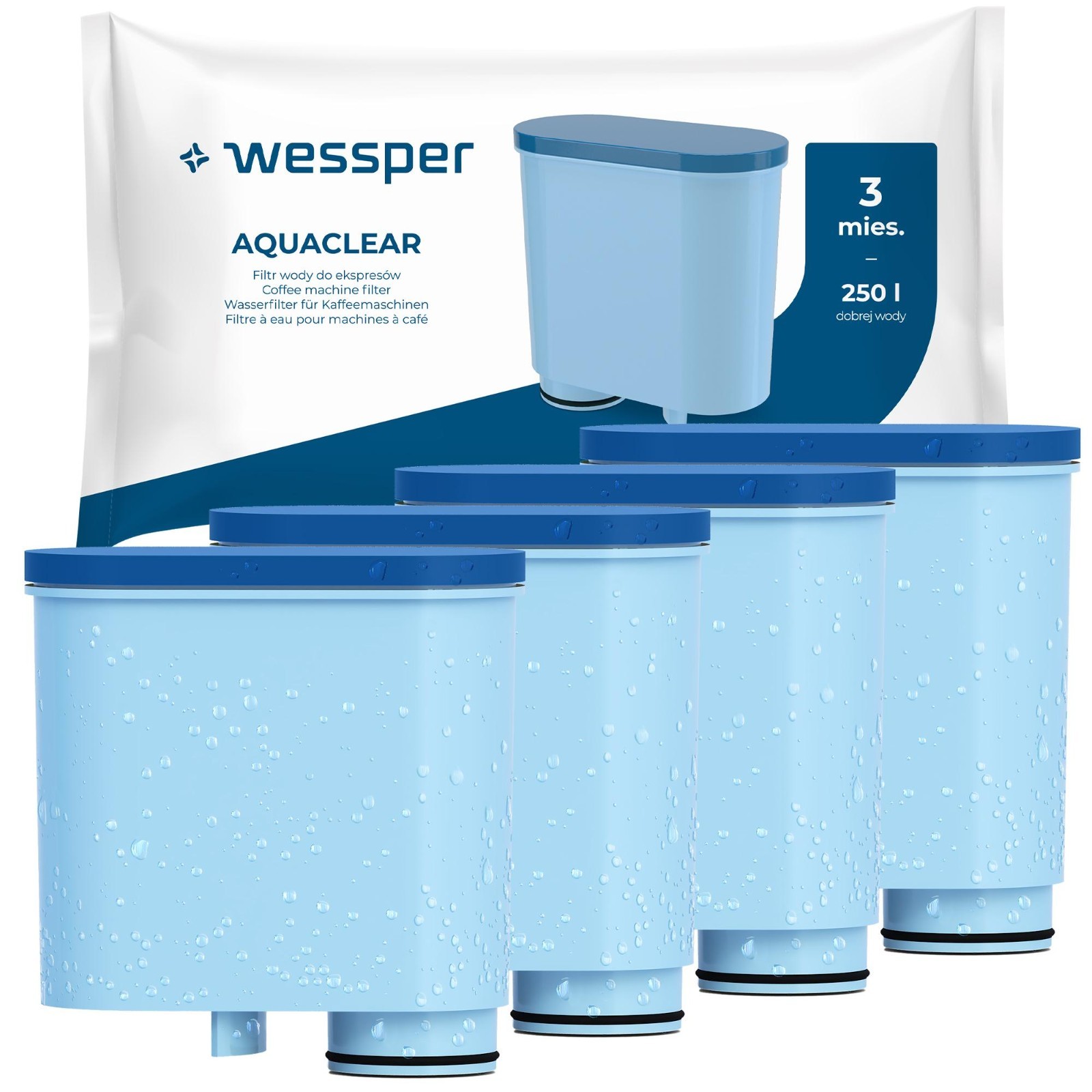 Wasserfilter für Saeco Philips Kaffeevollautomat AquaClean Wessper AquaClear 5x - Image 5