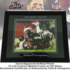 Julian Edelman Patriots Autographed Super Bowl Catch Photo in Custom Frame w/COA