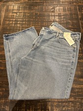 Universal Thread Women's Mid-Rise Baggy Jeans Classic 90's Vintage Straight Fit