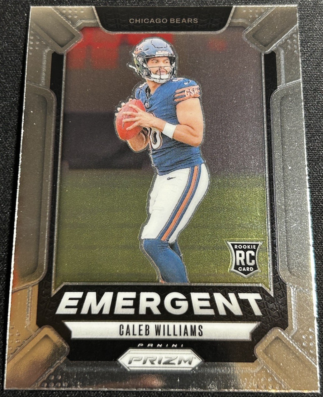 Caleb Williams 2024 Panini Prizm Emergent Rookie RC #1 Chicago Bears