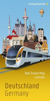 freytag & berndt Rail Travel Map Deutschland 1:500.000 | Freytag & Berndt | 2026