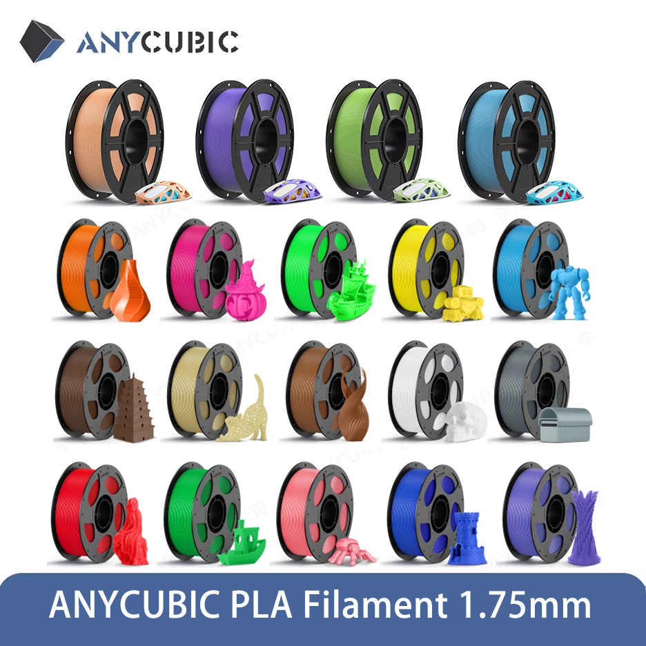 5/10KG ANYCUBIC 3D-Drucker PLA Filament 1.75mm für Kobra S1C Kobra FDM Printer