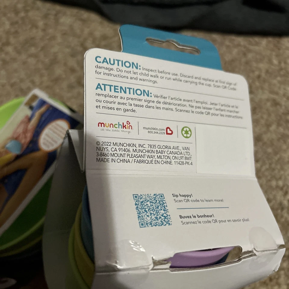 ¡Juego de cuencos y tazas para bebé Munchkin sin abrir y nunca usados! Foto 4 de 4