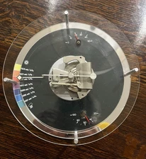 Vintage German Analogue-Design Weather Station COSMO 20.2049 Barometer 