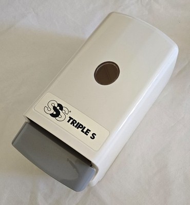 Lot of 3 - Triple S #44110 Deluxe Wall Mount Soap Dispenser 800/1100 ML White