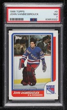 1986-87 Topps John Vanbiesbrouck #9 PSA 7 0x3f