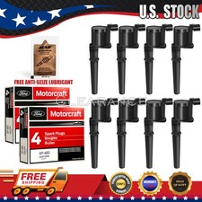 8 Ignition Coils DG512 & Motorcraft Spark Plugs SP493 for Ford Lincoln Navigator