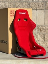 Recaro Rs-gs Bucket Seat Red Kamui Fia 81-081.20.868-0