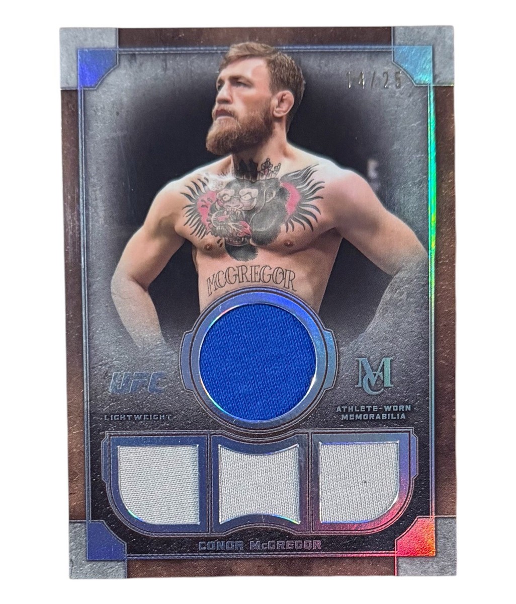 2019 Topps UFC Museum Collection Conor McGregor Quad Relic 14/25