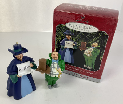 Hallmark Keepsake Ornament - Wizard Of Oz ~ Munchkinland Mayor and Coroner