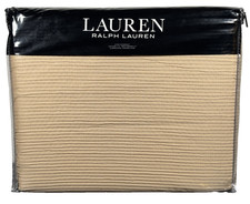 Ralph Lauren Spencer Matelassé King Coverlet Cotton Bedding CLA Tan