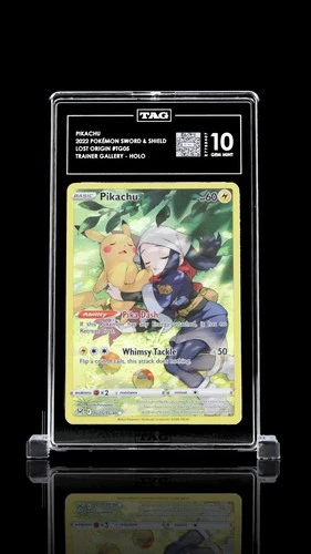 Pokemon Pikachu Lost Origin Trainer Gallery Full Art #TG05 PSA 10 Gem Mint