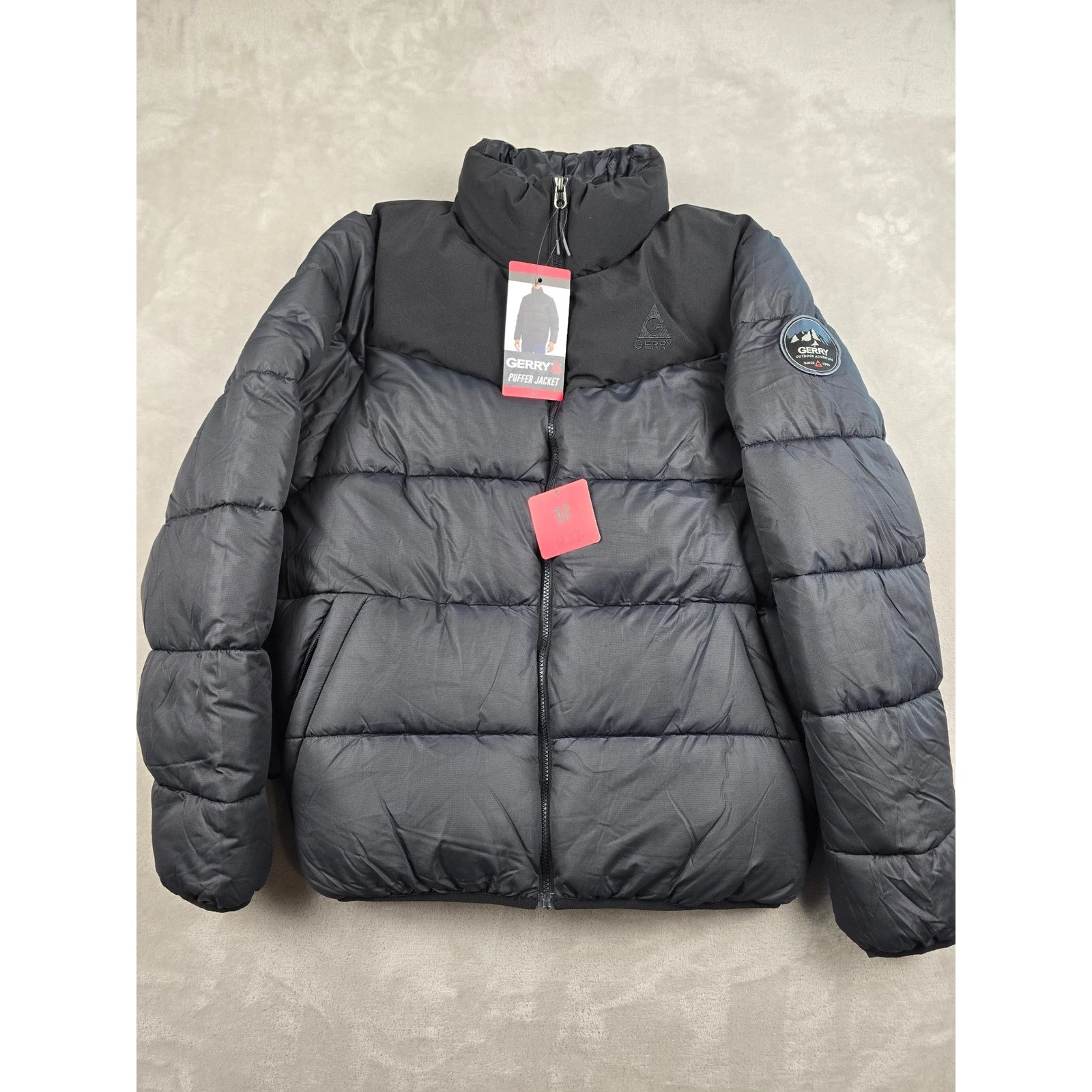 Gerry Puffer Jacket Mens Medium Black Heritage Edition Full Zip Insulated Coat
Opens in a new window