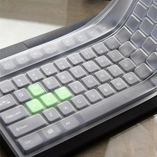 Universal Transparent Silicone Keyboard Cover Protector Skin for PC Desktop