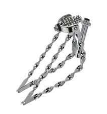 Lowrider Brand 20" Bicycle Bent All Flat Twisted Spring Fork 1" Chrome Bike.