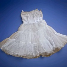 Women Petticoat Bridal 50s Layered Tule Slip NEW Pinup Rockabilly Retro White