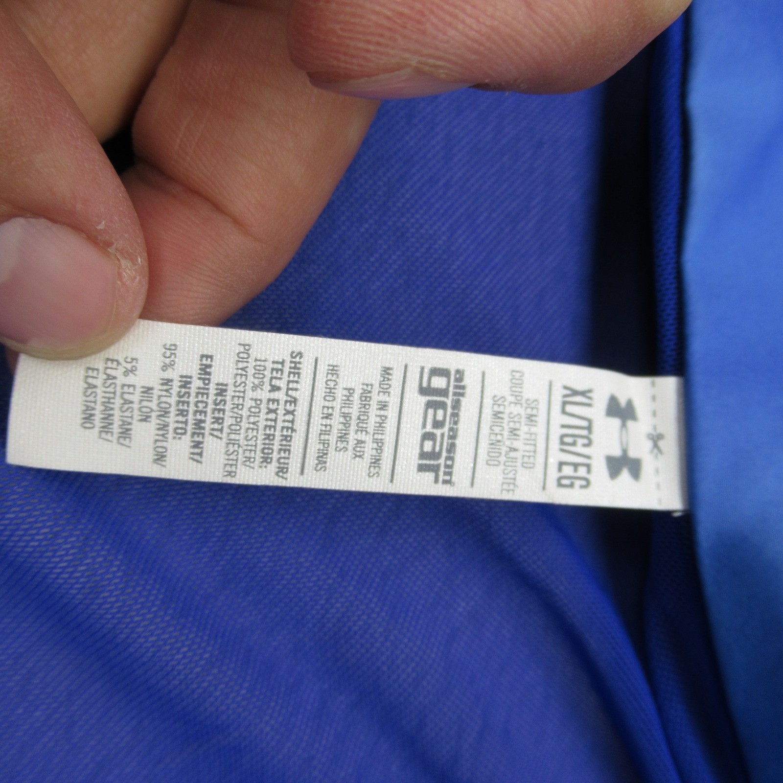 Under Armour Running Jacket Womens XL Violet Lightweight Semi Fitted Vented NEW thumbnail 8