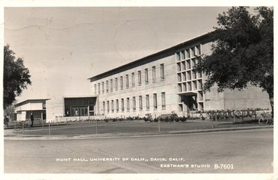 Hunt Hall CA - University of California RPPC Eastman's Photo Postcard