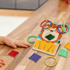 Bean Bag Toss Game Challenging Outdoor Throwing Game for Camping Friend