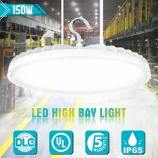 150W UFO High Bay LED Light Dimmable Industrial Warehouse Lighting Gym Shop Lamp