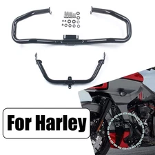 Engine Guard Bar Protector Fairing Support Set For Harley Road Glide Special 15+