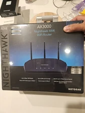 NEW NETGEAR Nighthawk AX3000 AX4 WiFi 6 Router - Sealed Box Free Fast Shipping
