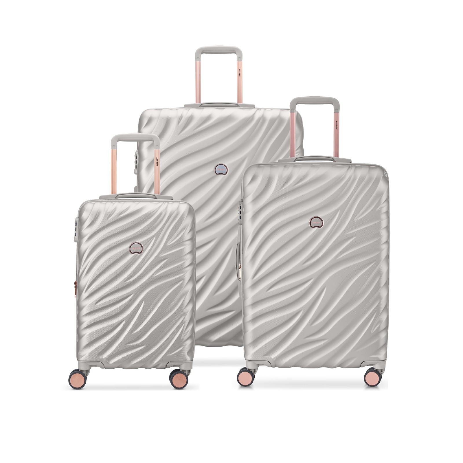 Delsey Alexis Lightweight Luggage, 4-Wheel Spinners Hardshel