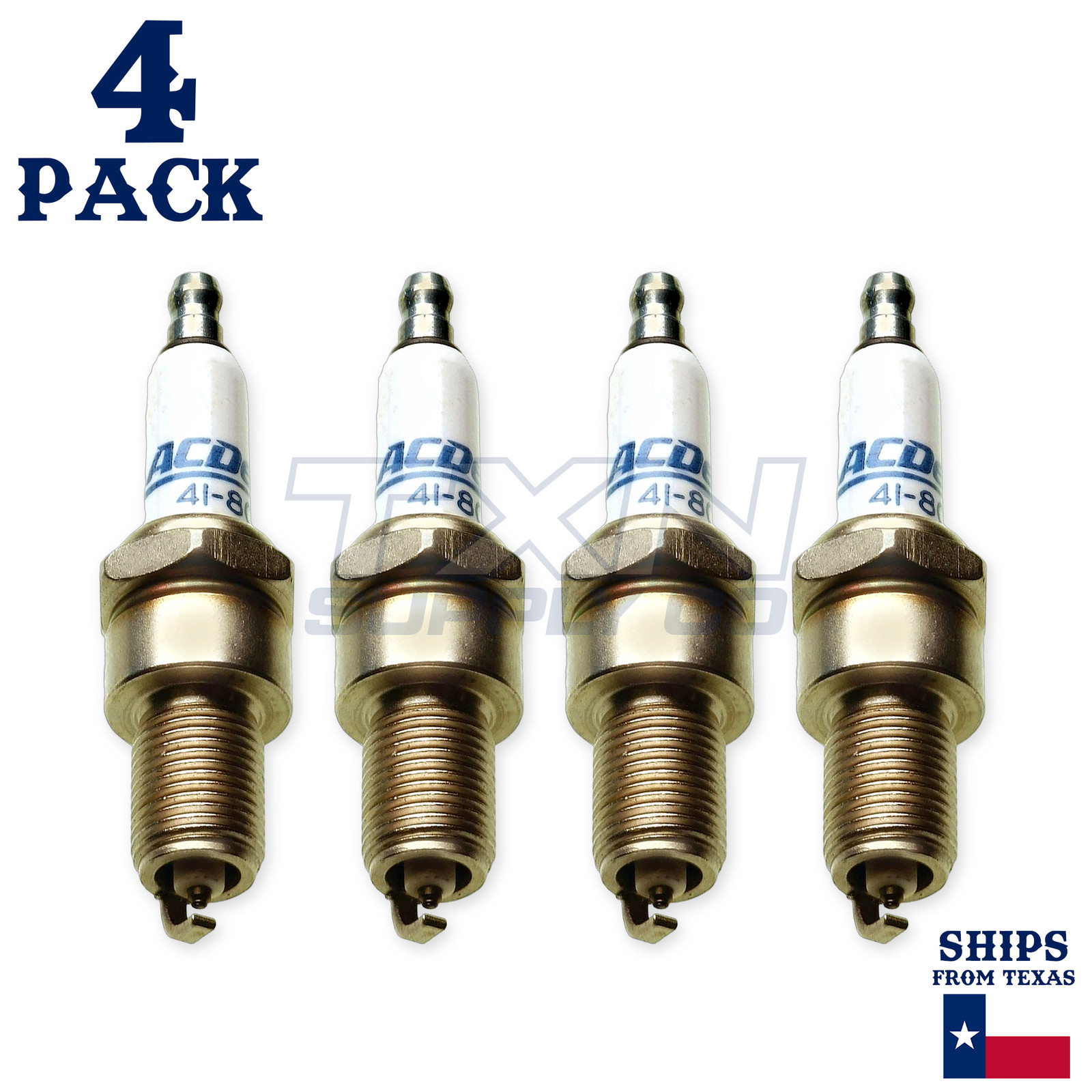 1990-1991 GMC Tracker 1.6L ACDelco Double Platinum Spark Plugs - 4 Pack