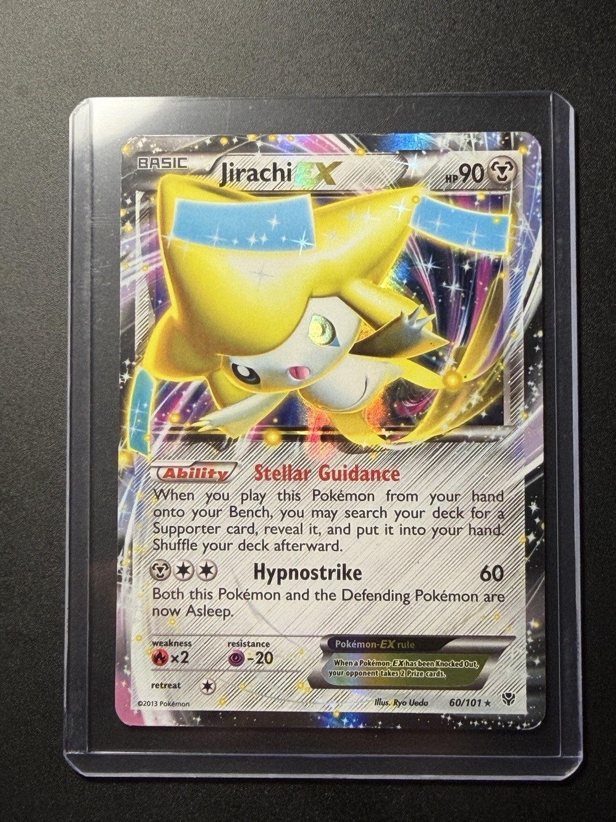 Pokémon TCG Jirachi EX Plasma Blast Ultra Rare Holo ENG 60/101
