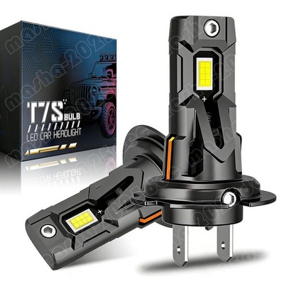 2x H7 LED Headlights Bulbs Conversion Kit High or Low Beam Super Bright White A+
