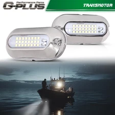 NEW Pair 12V Bright White Light LED Pontoon Boat Docking Light Marine Boat Light