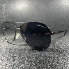 Armani Exchange AX 2002 6006 T3 Sunglasses Mens Black Silver Gunmetal 61-12-140