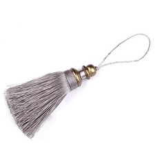 Pair of Silk Tassels Fringe Sewing Curtains Tie Backs Holdbacks Trim Key Tassels