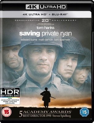 Saving Private Ryan (4K UHD Blu-ray) Tom Sizemore Ted Danson (UK IMPORT)