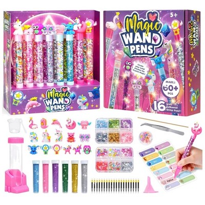 Stifte Selber Machen Set Kinder Bastelset DIY Glitzer Stifte Kreativgeschenk