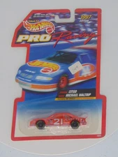 HOT WHEELS 1997 MICHAEL WALTRIP #21 FORD THINDERBIRS CITGO NASCAR 1:64