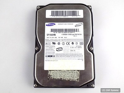 160GB Samsung SP1604N interne IDE P-ATA ATAPI 3.5 Zoll HDD Festplatte 100% OK 1A