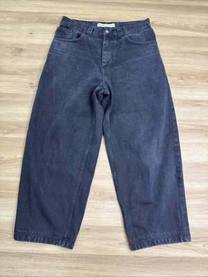 Polar Skate Co Big Boy Jeans Faded Black Denim Size Medium Y2K Style